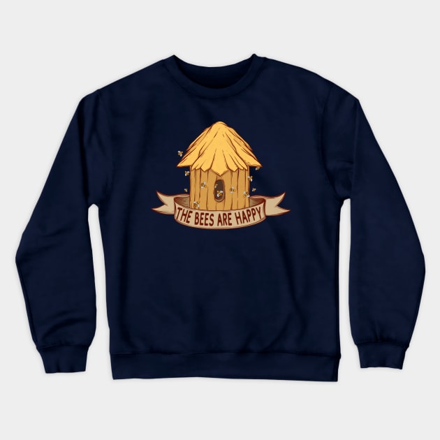 Valheim The Bees Are Happy Crewneck Sweatshirt by Artistic Imp